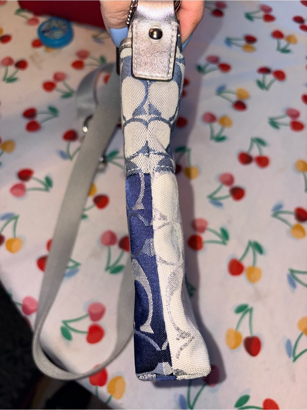 Coach Poppy Signature Denim Patchwork Leather Crossbody Shoulder Bag EUC!! - Picture 5 of 10